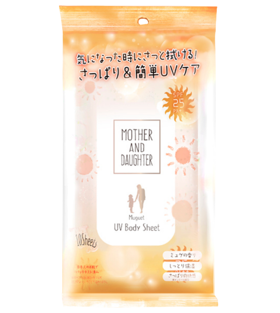 Mother & Daughter 防曬身體濕巾 (SPF25+) (10片裝)